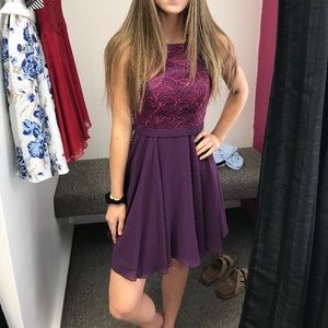 Purple dress perfect for hoco